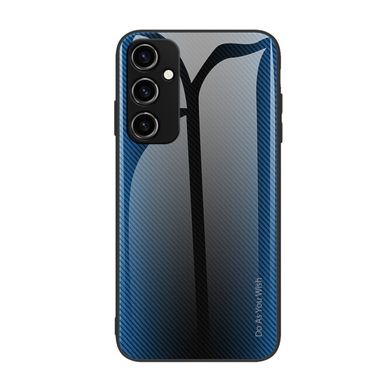 Gumový kryt GRADIENT pro Samsung Galaxy A14 4G/5G - Modrá