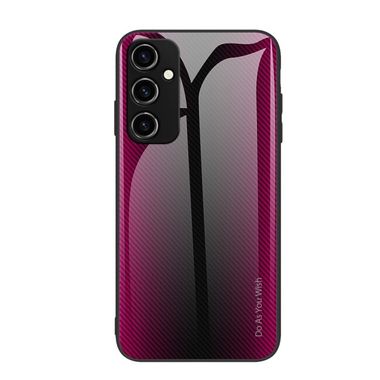 Gumový kryt GRADIENT pro Samsung Galaxy A14 4G/5G - Růžově červená