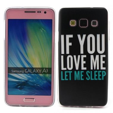 Gumový kryt If you Love na Samsung Galaxy A3