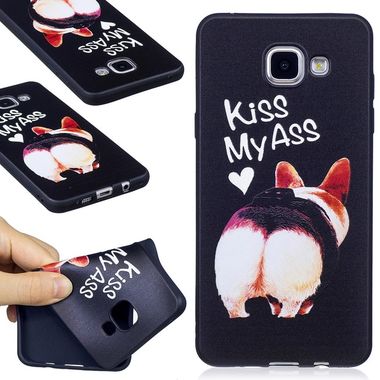 Gumový kryt Kiss My Ass na Samsung Galaxy A3 (2016)