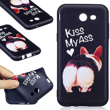 Gumový kryt Kiss My Ass  na Samsung Galaxy J3(2017)