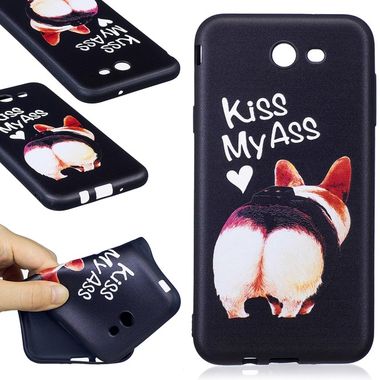 Gumový kryt Kiss My Ass na Samsung Galaxy J7(2017)