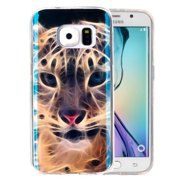 Gumový kryt Leopard na Samsung Galaxy S6 edge