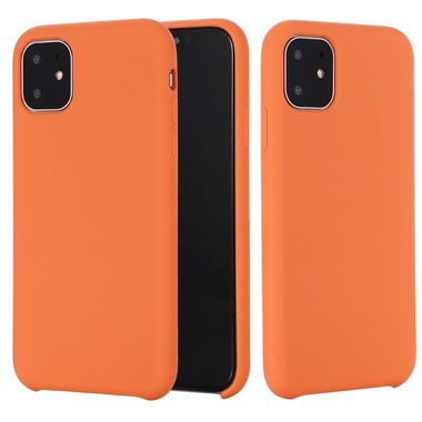 Gumený kryt Liquid Silicone Shockproof na iPhone 11 pro-Melon Red