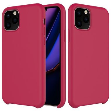 Gumený kryt Liquid Silicone Shockproof na iPhone 11 pro- Rose Red