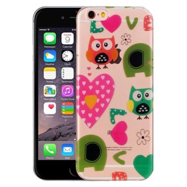 Gumový kryt Love Owls na iPhone 6