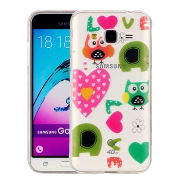 Gumový kryt Love Owls na Samsung Galaxy J3 (2016)