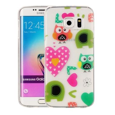 Gumový kryt Love Owls na Samsung Galaxy S6 edge