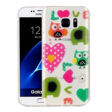 Gumový kryt Love Owls na Samsung Galaxy S7