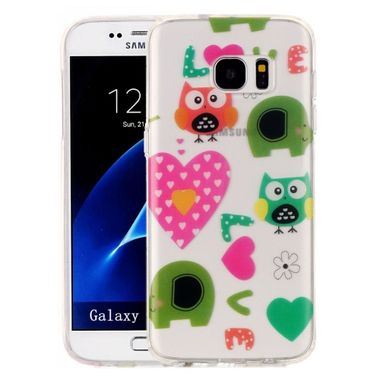 Gumový kryt Love Owls na Samsung Galaxy S7 Edge