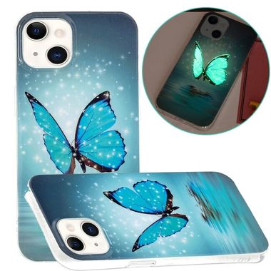 Gumový kryt LUMINOUS  na iPhone 13 - Butterfly