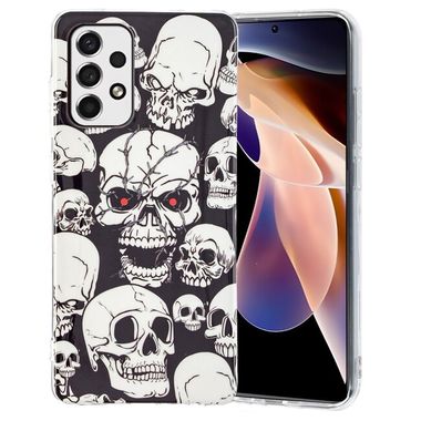 Gumový kryt LUMINOUS na Samsung Galaxy A33 5G - Skull