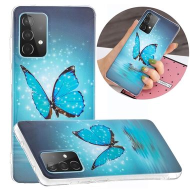 Gumový kryt LUMINOUS na Samsung Galaxy A52 5G - Butterfly