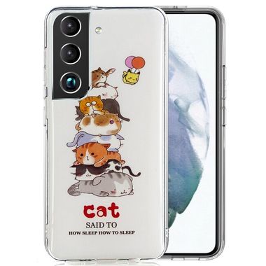 Gumový kryt LUMINOUS na Samsung Galaxy S22 5G - Cats