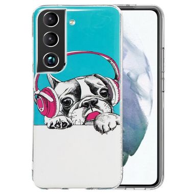 Gumový kryt LUMINOUS na Samsung Galaxy S22 5G - Headset Dog