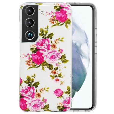 Gumový kryt LUMINOUS na Samsung Galaxy S22 5G - Rose Flower