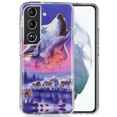 Gumový kryt LUMINOUS na Samsung Galaxy S22 5G - Seven Wolves