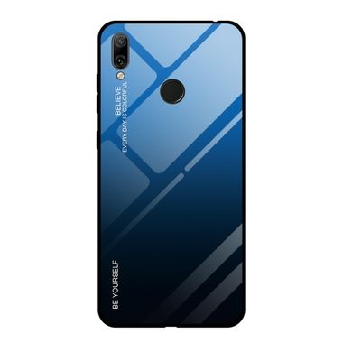 Ochranné Sklo na zadní časť na Huawei Y7 (2019) - Modrý