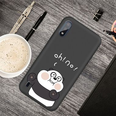 Gumový kryt pro Samsung Galaxy A10 - Black Panda