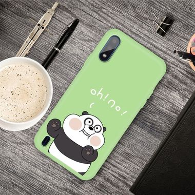 Gumový kryt pro Samsung Galaxy A10 - Green Panda