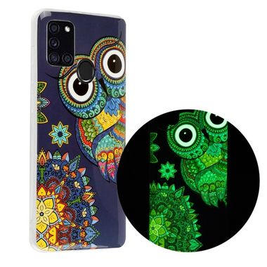 Gumový kryt na Samsung Galaxy A21s - Blue Owl