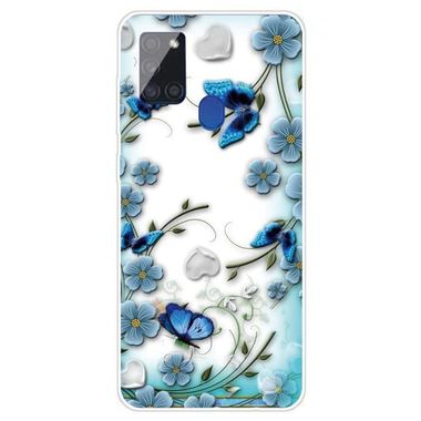 Gumový kryt na Samsung Galaxy A21s - Chrysanthemum Butterfly