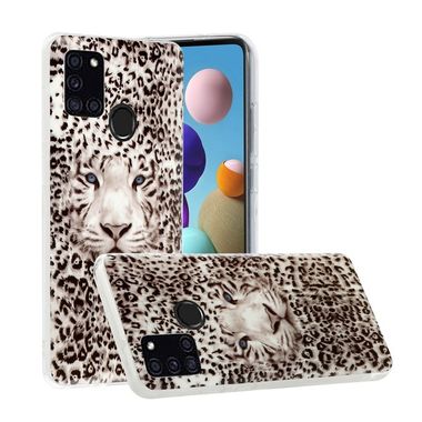 Gumový kryt na Samsung Galaxy A21s - Leopard Tiger