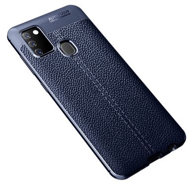 Gumový kryt na Samsung Galaxy A21s - Modrý