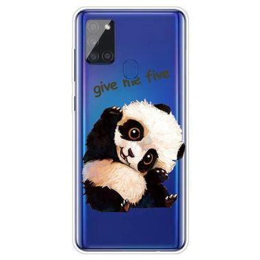 Gumový kryt na Samsung Galaxy A21s - Tilted Head Panda