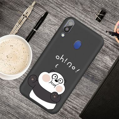 Gumový kryt na Samsung Galaxy A30 - Black Panda