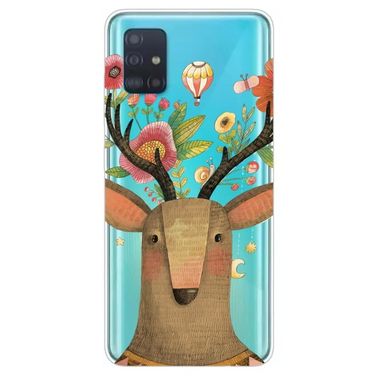 Gumový kryt na Samsung Galaxy A31 - Flower Deer