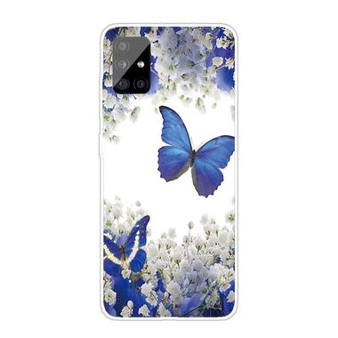 Gumový kryt na Samsung Galaxy A31 - Purple Butterfly