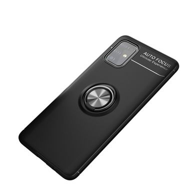 Gumový kryt na Samsung Galaxy A51 - Black+Black
