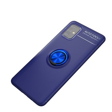 Gumový kryt na Samsung Galaxy A51 - Blue+Blue