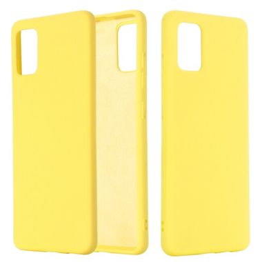 Gumový kryt LIQUID na Samsung Galaxy A71 5G - Žltá