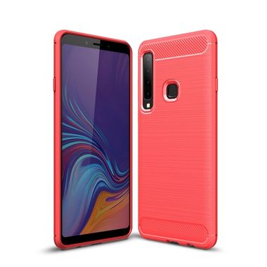 Gumový kryt na Samsung Galaxy A9 (2018) - Červený