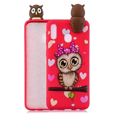 Gumový kryt na Samsung Galaxy M20 - Red Owl