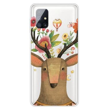 Gumový kryt na Samsung Galaxy M51 - Flower Deer