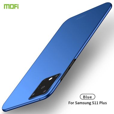 Gumový kryt na Samsung Galaxy S20 Ultra - MOFI -modrá