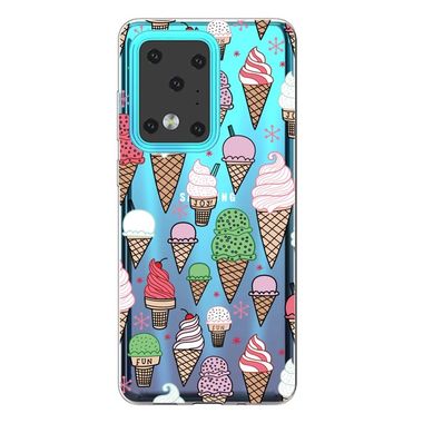 Gumový kryt na Samsung Galaxy S20 Ultra - Painted TPU - zmrzlina