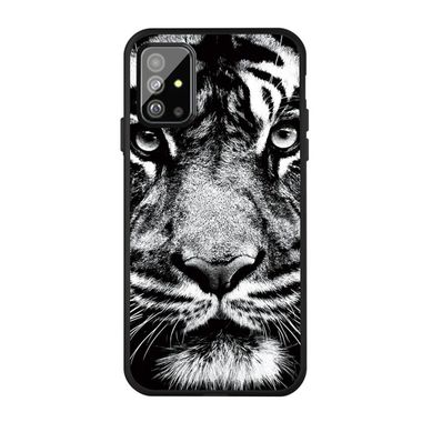 Gumový kryt na Samsung Galaxy S20 Ultra - Pattern Printing Embossment -Blý tigr