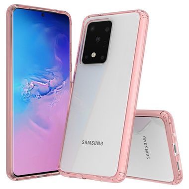 Gumový kryt na Samsung Galaxy S20 Ultra - Scratchproof TPU -růžová