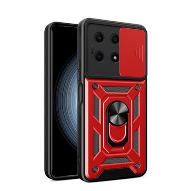 Pryžový kryt na Sliding Camera Honor X8a - Červená