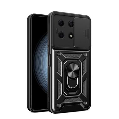 Pryžový kryt na Sliding Camera Honor X8a - Černá