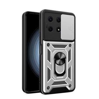 Pryžový kryt na Sliding Camera Honor X8a - Stříbrná