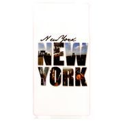 Gumový kryt New York na Sony Xperia M4 Aqua