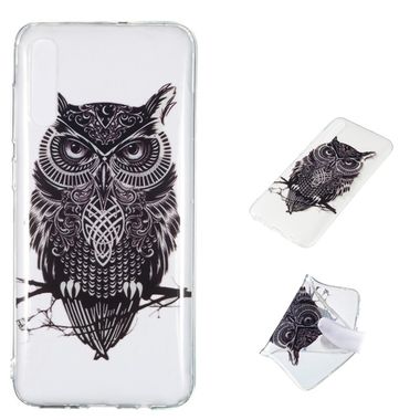 Gumový kryt Owl Pattern Highly Transparent TPU   na Samsung Galaxy A70