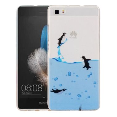 Gumový kryt Penguins na Huawei P8 Lite