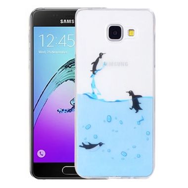 Gumový kryt Penguins na Samsung Galaxy A3 (2016)