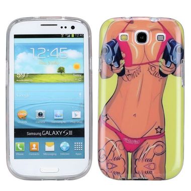 Gumový kryt Sexy Bikini Lady Samsung Galaxy S3